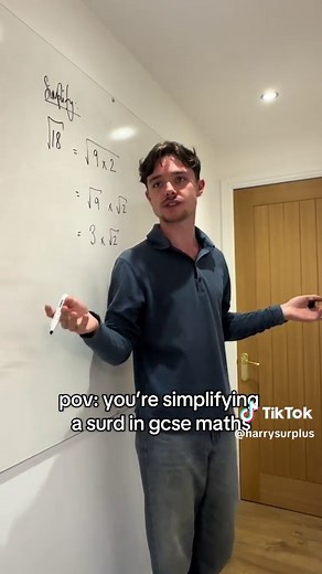 an misunderstood topic is surds 🙂 #Gcsemaths #alevelmaths #maths #harrysurplus #ukschool
