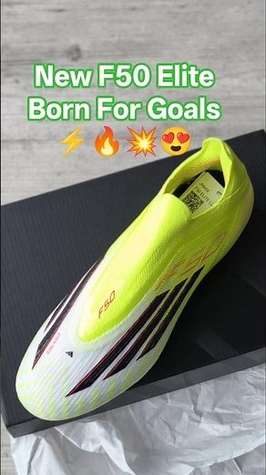NEW Adidas F50 Elite Laceless ⚡ Born for Goals | Team Solar Yellow 2 UNBOXING 👟🔥