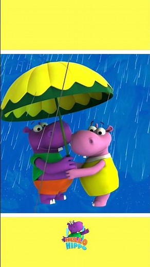 Rain Rain Go Away #nurseryrhymes #kidssong #shorts #hooplakidz