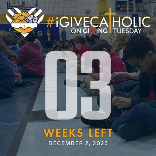 Join the St. Margaret of Scotland Parish & School #iGiveCatholic Giving Day 2025 campaign, part of #GivingTuesday, on Tuesday, December 2! This is a special opportunity to celebrate our faith and to show our gratitude for the many blessings we have received. Advanced Giving starts November 17 and runs through Monday, December 1. The goal for SMOS is $7,000 to purchase new audio-visual equipment to be used for school assemblies, parish events, and the annual children's musicals in the School Gym 