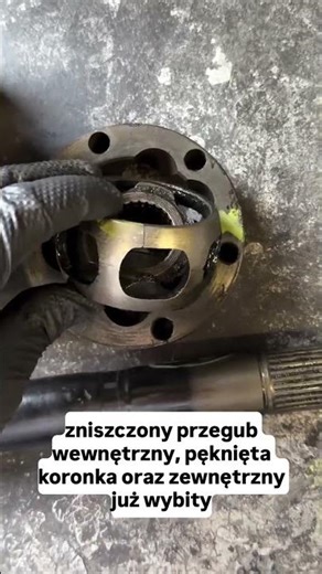 Ferrari 360 Modena – uszkodzona półoś po kolizji | pęknięta koronka