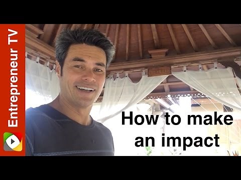 How to make an impact