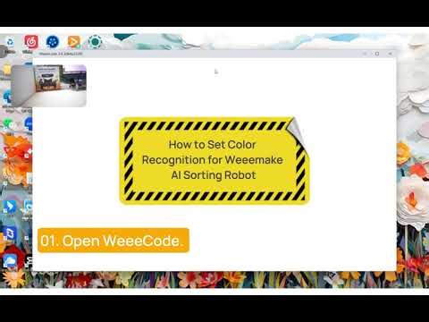 How to Set Color Recognition for Weeemake AI Sorting Robot | ELF AIOT K210 Controller
