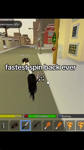Fastest Spin Back in Roblox Da Hood
