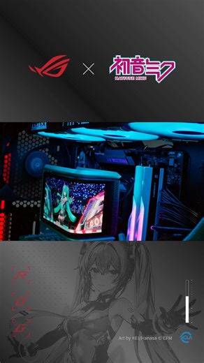 10K views · 124 reactions | The wait is over. ⚡​ ​ The #ROGxHatsuneMiku Edition fuses Miku’s vibrant blue-green & pink aesthetic with superior ROG performance and premium quality.​ Build your ultimate Miku-inspired setup — from full ROG components and PC case to monitor, SSD enclosure, and apparel. ​ Which one’s your favorite? Drop a comment below!  #rog_my | ASUS Republic of Gamers | Facebook