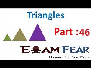 L46 : Example and Summary - Triangles, Maths, Class 10 Video Lecture