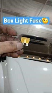 Where's the clearance light FUSE on box trucks. Freightliner M2. Easy DIY fix under 5secs 🫡🫡 #diesel