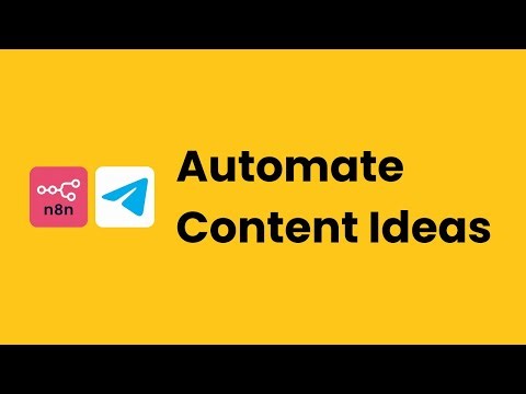 Automate Content Creation with N8N & Telegram: AI-Driven Draft Ideas in Minutes!