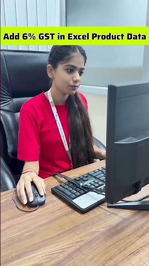 Add 6% GST in Excel! Final Data With 6% GST in Excel! #exceltutorial #excelformula #exceltips #short