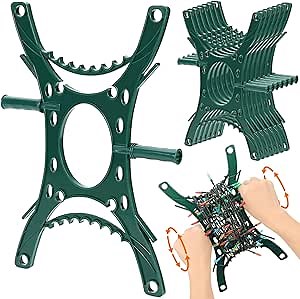 8PCS Rotating Handle Christmas Lights Storage Holder, Christmas Light Wrap Storage Organizer, Holiday Light Storage Reels for Tree Lights,Extension Cord,Wire Hose Storage