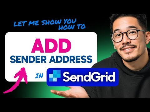 How to ADD SENDER ADDRESS in SendGrid (Step by Step) 2025
