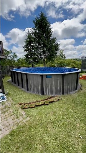 Oval Above Ground Pool Installation / Integrity Pool Builders