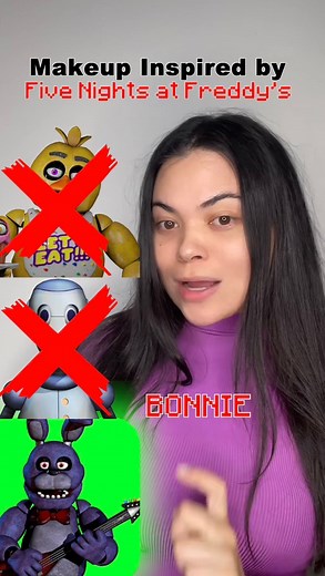 5.8K views · 147 reactions | Makeup Inspired by #FiveNightsatFreddys : #Bonnie SFX Makeup Transformation  #FNAFMakeup #FNAFMovie #SFXMakeup #MakeupTutorial | TheFauxChanel | Facebook