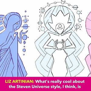 All-new today! 🎧 Listen to the artists of Steven Universe discuss the show's unique art style: http://apple.co/2i9gQPs | Steven Universe