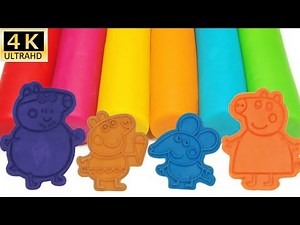 🐷💞Learning Colors by making Peppa Pig Family with Play-Doh | Preschool Toddler Learning #toddlers
