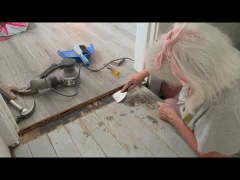 Kitchen Remodel of 100 year old house at age 73 Starting with One Wall and Old Cabinets