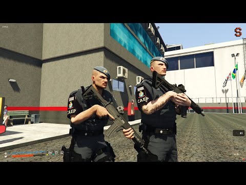 !! VIDA POLICIAL !! Cia AEP BARCA CINZENTA I CAEP COMANDO DO MAL 002 !! FIVEM