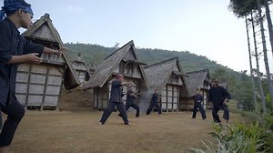 Ciptagelar , West Java / Indonesia - 07 15 2018: Pencak Silat, traditional martial arts from Indonesia