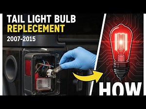 Jeep Wrangler JK Tail Light Bulb Replacement (2007-2015) - How To