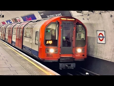 Sound of 1992 Stock Train Arriving and Departing on the London Underground Central Line