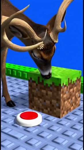 Hyperrealistic Deer Plays Roblox Tycoon (Funny Animation) #Shorts