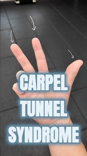 If you've got carpel tunnel syndrome, try this!