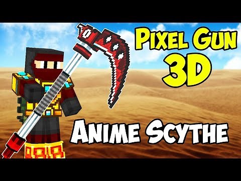 Pixel Gun 3D Anime Scythe Gameplay & Test - Life Steal - PG3D