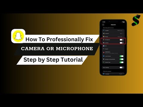 How to Fix Snapchat Camera or Microphone Error | Fast & Easy Solution