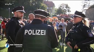 7.4K views · 35 reactions | Auf großen Veranstaltungen kommt es häufig auch zu mehr Kriminalität. Zur BUGA Erfurt 2021 haben 29 Beamte eine eigene Wache gebildet. Wie fiel die Bilanz aus? | MDR Thüringen | Facebook