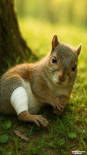 Dog Helps Save Injured Squirrel!