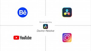 minimal Logo String | Davinci Resolve
