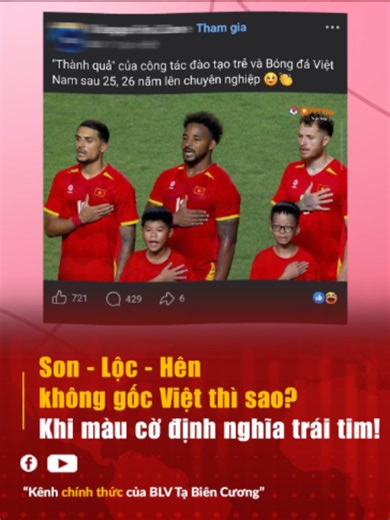 Con trai Lộc Hên không gốc Việt thì sao? Màu cờ định nghĩa trái tim
