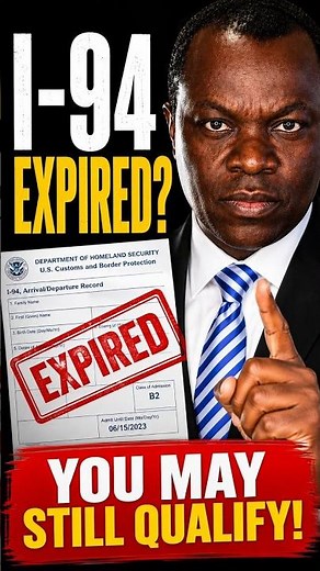 Your I-94 Expired — Do NOT Leave America Before Knowing These 4 Pathways #usimmigration