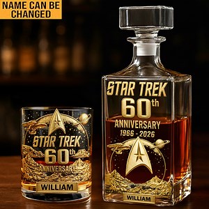 Gift personalized Star Fleet Whiskey Decanter Set for your loved one ❤️ Personalize Your Style -> https://itstrendbuzz.com/explorestt00006v1 Order now and make every moment unforgettable! 🎁✨ Worldwide shipping!! | Perfect Gifts