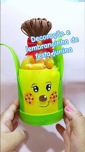 Decoração e lembrancinha de festa junina #festajunina #saojoao #diy #craft