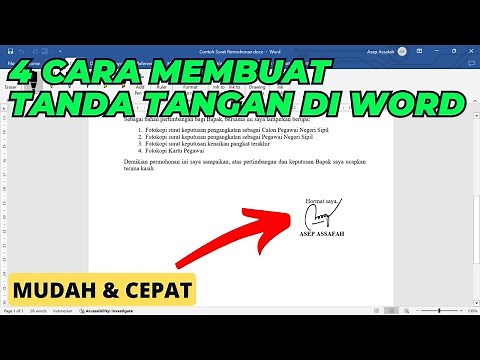 How to Create a Signature in Microsoft Word | Word Tutorial