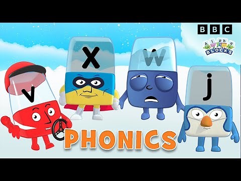 Learn to Read | Phonics for Kids | Learning Letters - J, V, W, X