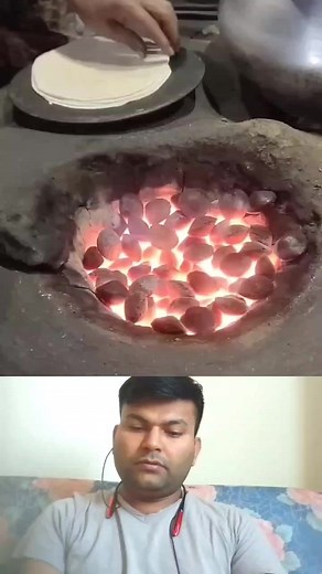 Cooking Roti: Traditional Flatbread on Outdoor Grill