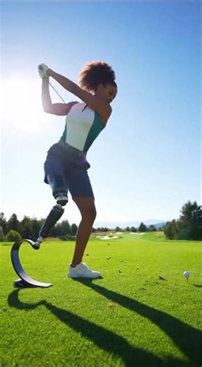 Golf with a Prosthetic Leg #shorts