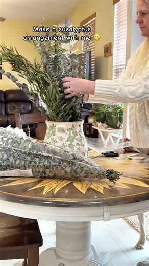 DIY Eucalyptus Flower Arrangement Tutorial