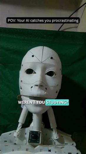 My AI Robot Caught Me Procrastinating 🤖 #shorts #ai #shortsfeed