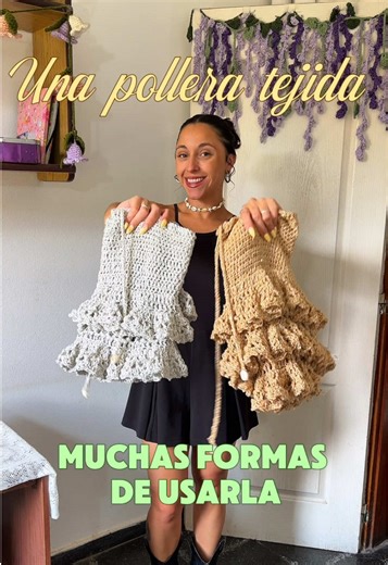 Pollera NINA❤️‍🔥 Y algunas ideas de OUTFITS que podes usar con ella😍🥰 Desde un día de playa hasta una súper salida!🔥 Todo depende como la lleves! Ambas POLLERAS NINA (versión gris PERLA y versión CAMEL) disponibles en mi tienda online✅ Talles 38 y 40✅ Aunque esta belleza se amolda a todos los cuerpos, hacé la prueba! A mi me encantaron TODOS los outfits! Y a vos? Cuál fue tu favorito? Te leo en comentarios! XOXO Heaventejidos✨🧶 #polleratejidacrochet #polleralentejuelas #emprendimientodeteji