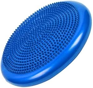 French Fitness 33cm Balance Cushion/Stability Disc – Core Strength & Balance Trainer, Anti-Slip PVC Design for Standing, Sitting, & Kneeling Workouts
