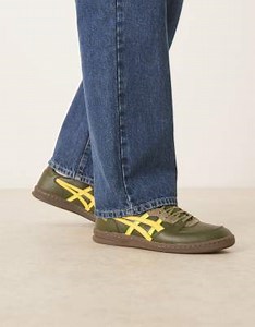 Zapatillas de deporte verde oliva y amarillo taichí Skyhand Og de Asics | ASOS