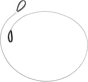 Stainless Steel Wire Saw For PVC Hose,Pipe,Tubing, General Tools Cable Saw 29.53inch Serrated Cutting Cable with Two Handles For Cutting Wood, Plastic, Bone, Rubber