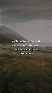 sam barber - cold, dark place (lyrics)