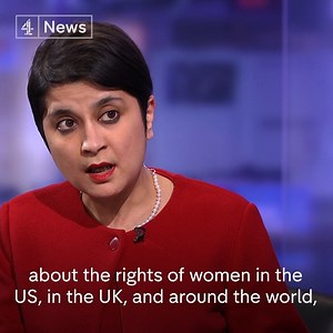 337K views · 4.9K reactions | “If you are the first Prime Minister of another country to visit this man…who has insulted half the human race, you have to speak out.” Shadow Attorney General Shami Chakrabarti gives her view on how Theresa May should approach her meeting with President Donald J. Trump. | Channel 4 News | Facebook