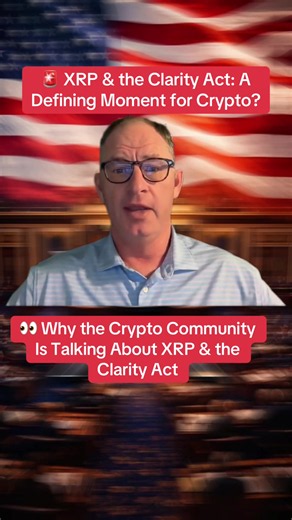 🚨 XRP is back in the spotlight. With ongoing discussions around the Clarity Act, many in the crypto community are watching closely to see how clearer digital asset regulations could shape the future of blockchain innovation in the U.S. Whether you're a long-term XRP holder or just starting to learn about crypto, one thing is clear: regulation has the potential to influence adoption, investor confidence, and the broader digital asset market. 💬 What do you think the future holds for XRP if regul