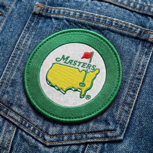 Masters Golf Tournament Embroidered Patch Classic Circular Applique Iron on Sports Decal for Shirt Club Bag - Etsy