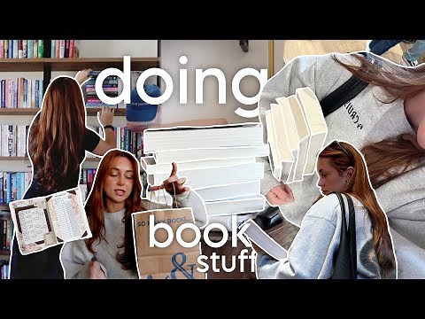 let's do book stuff! (book organizing, 2026 reading journal, book shopping/haul, the library + more)
